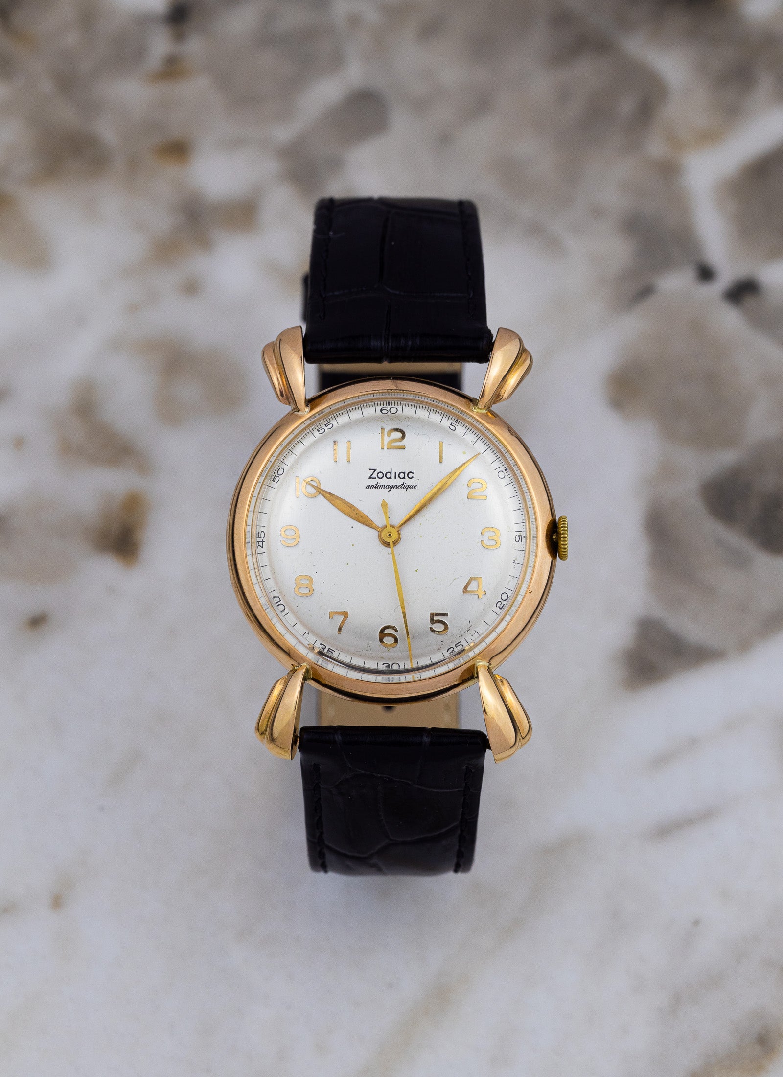 1950s 18K Rose Gold Zodiac Crab Legs 10-s