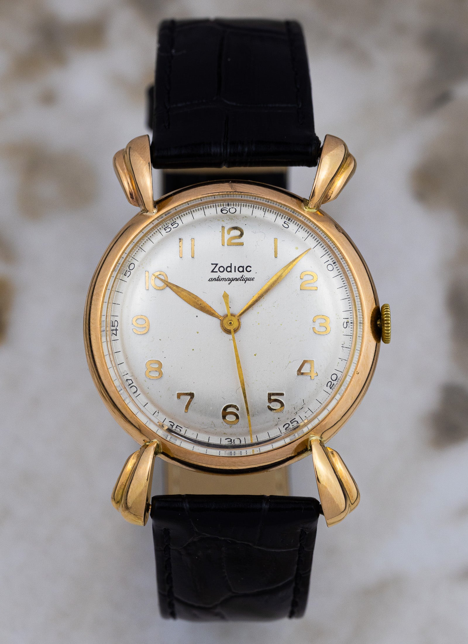 1950s 18K Rose Gold Zodiac Crab Legs 10-s