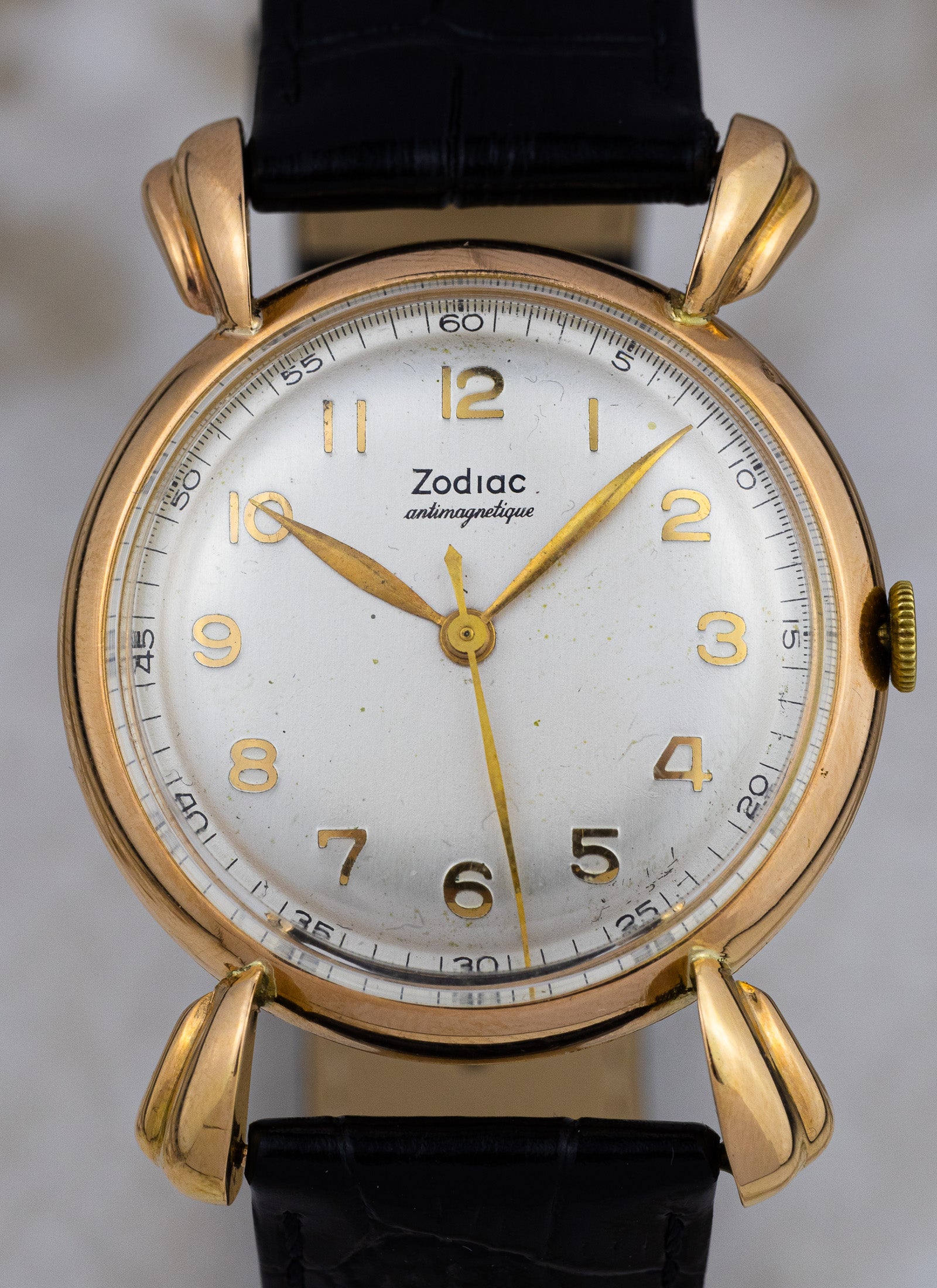1950s 18K Rose Gold Zodiac Crab Legs 10-s