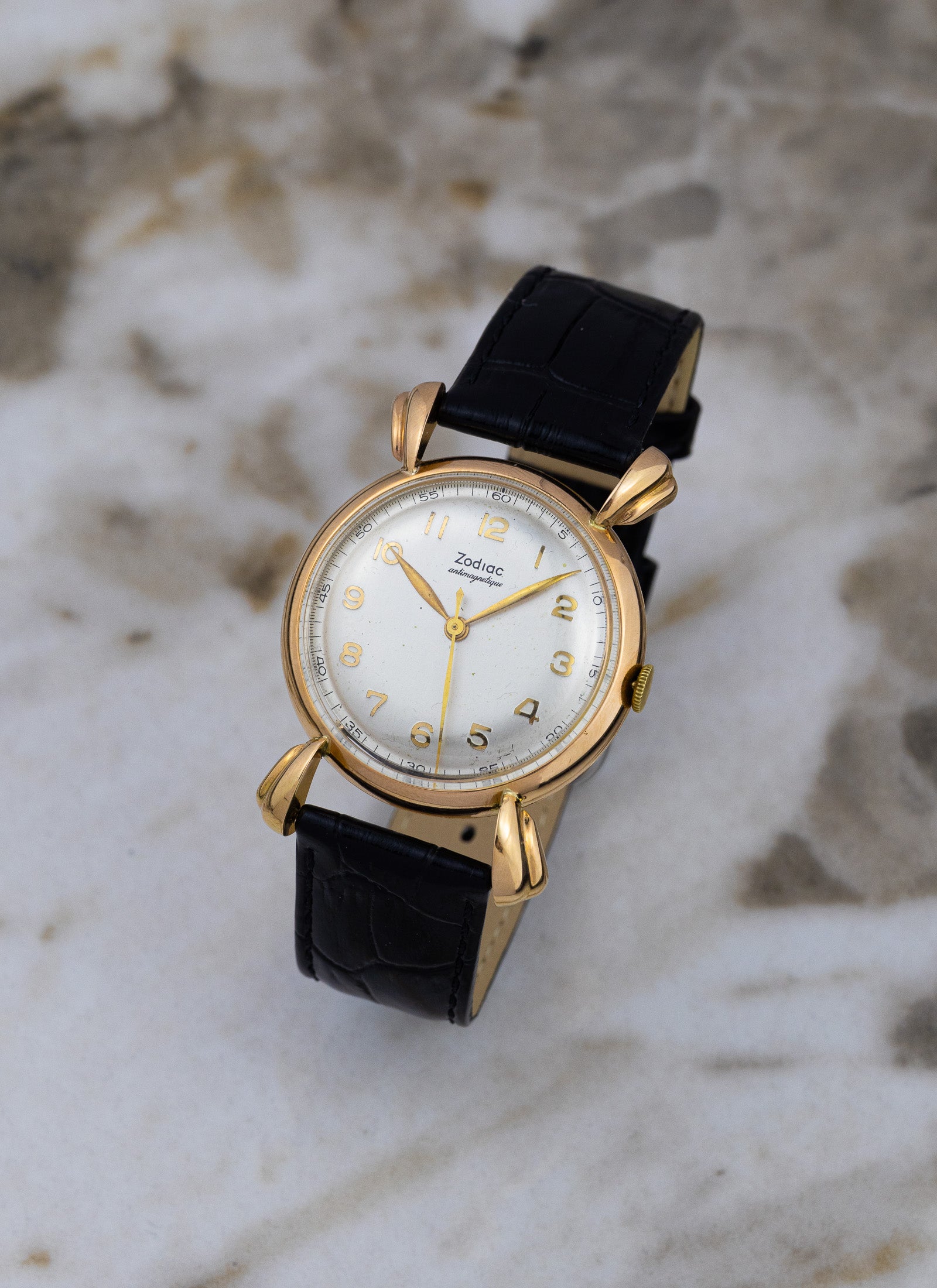 1950s 18K Rose Gold Zodiac Crab Legs 10-s