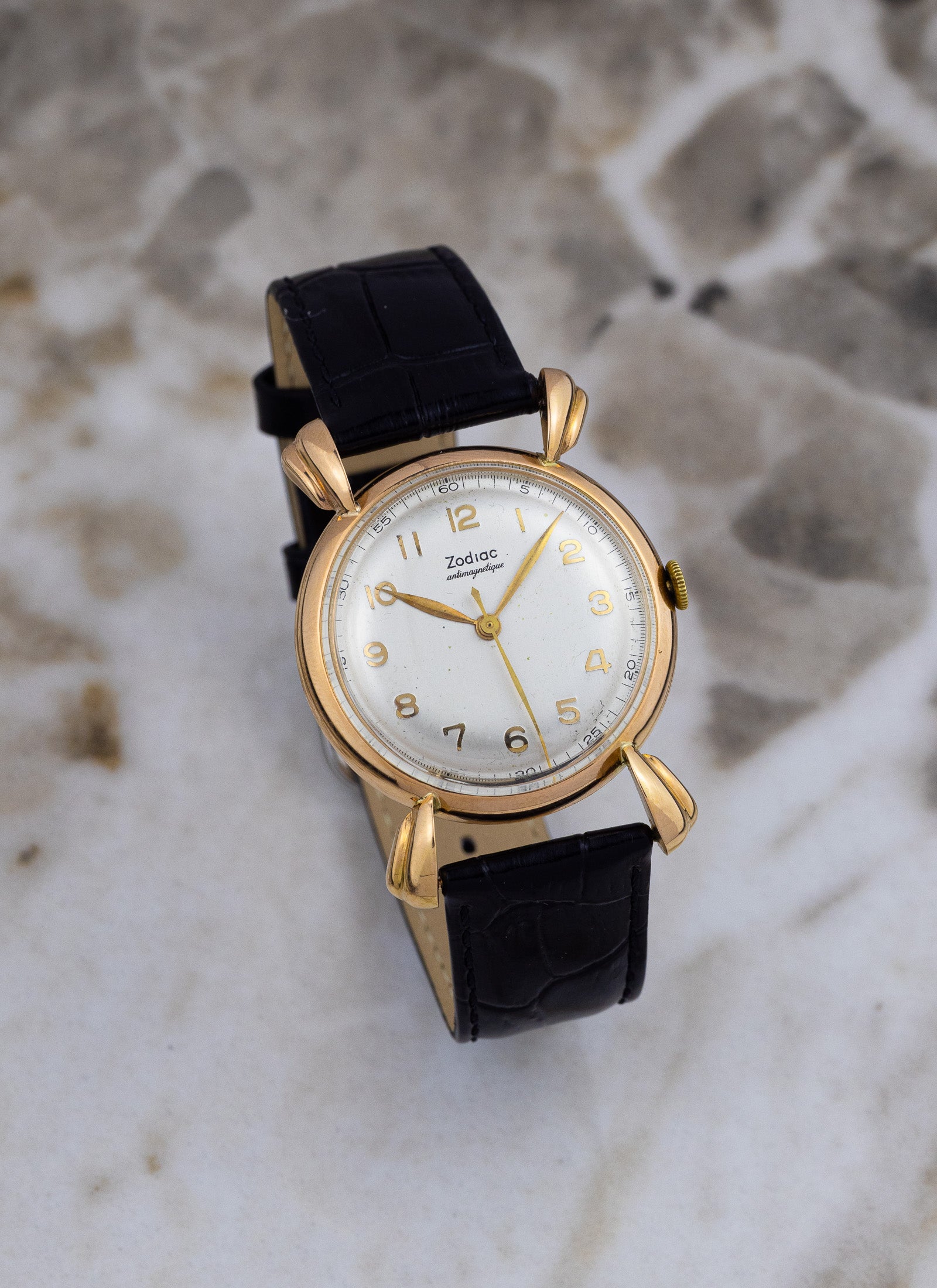 1950s 18K Rose Gold Zodiac Crab Legs 10-s