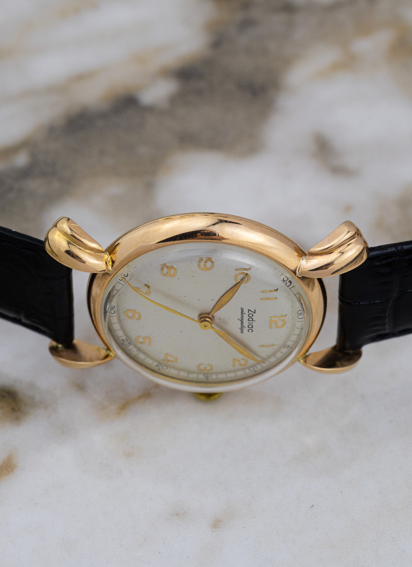 1950s 18K Rose Gold Zodiac Crab Legs 10-s